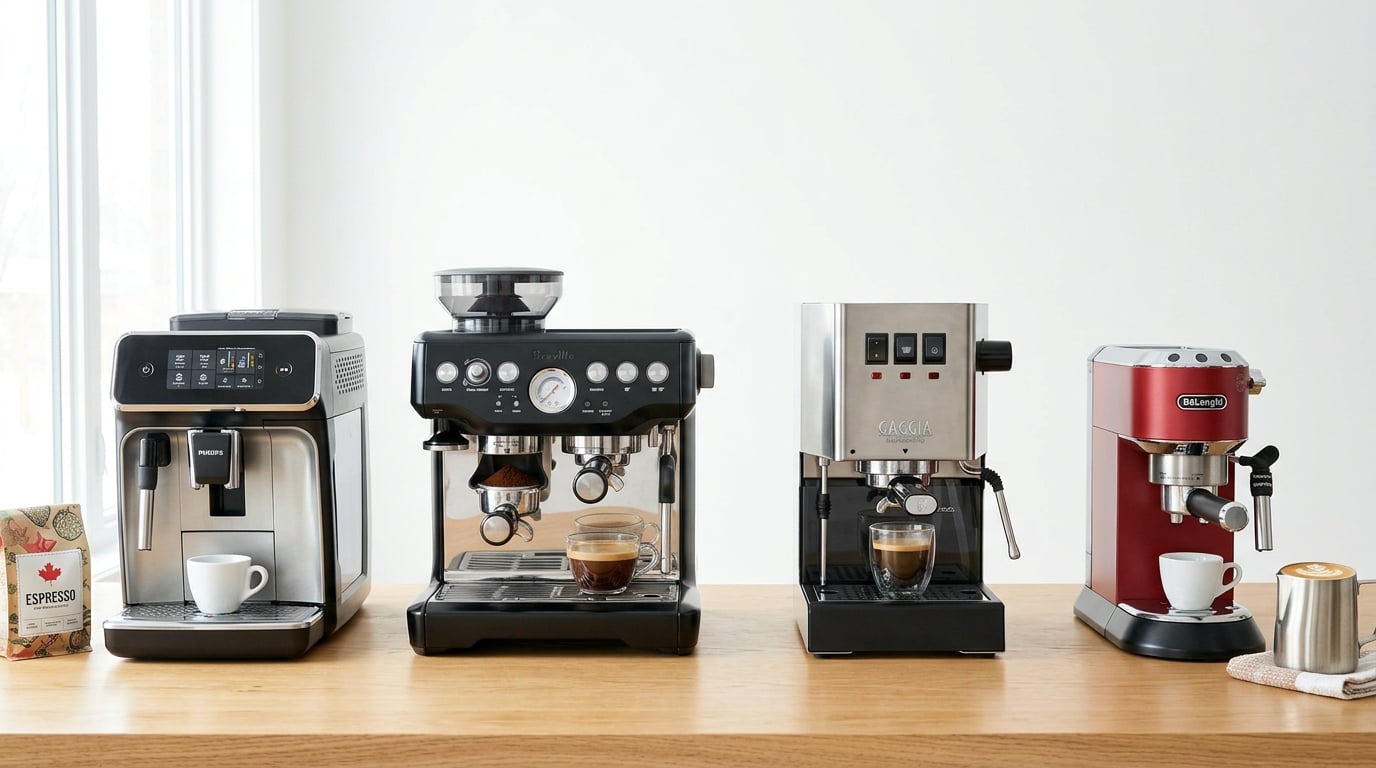 Best Espresso Machines for Home Use in Canada (2026)