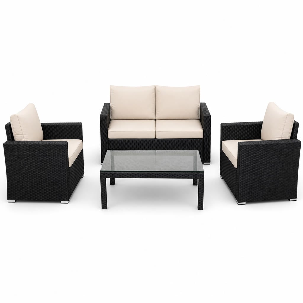 Devoko 4-Piece patio conversation set