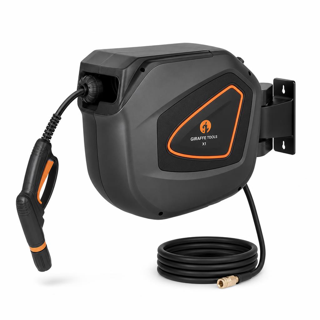 Giraffe Tools X1 wall-mounted pressure washer
